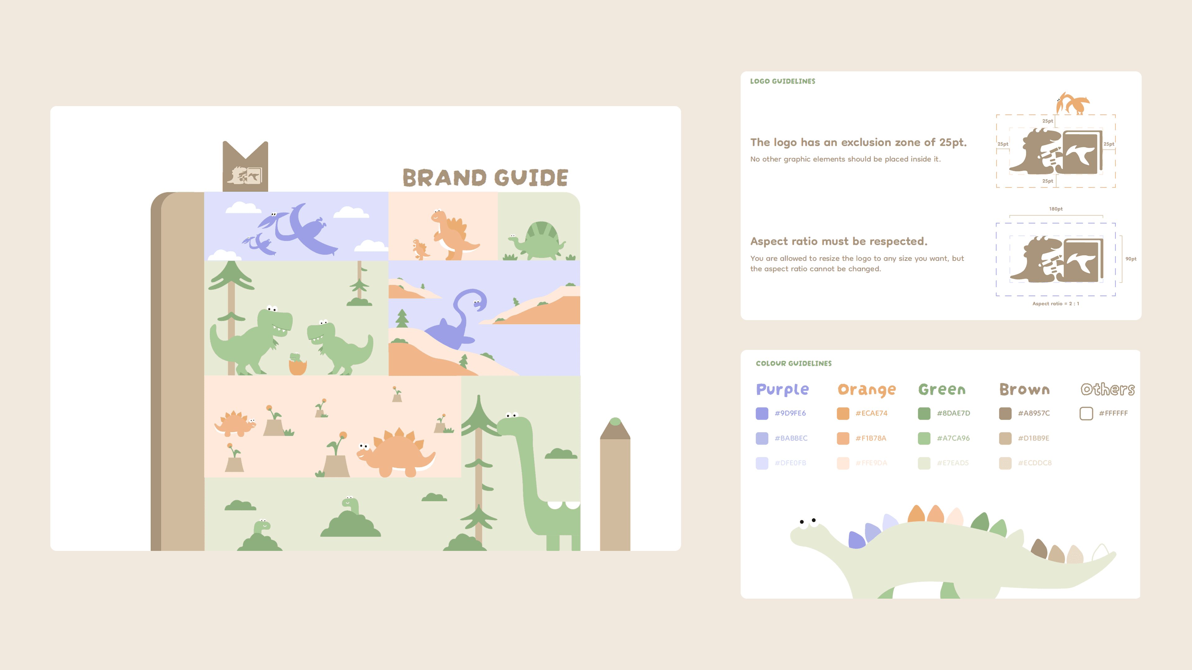 Brand Guide for Dinosaur Illustrator