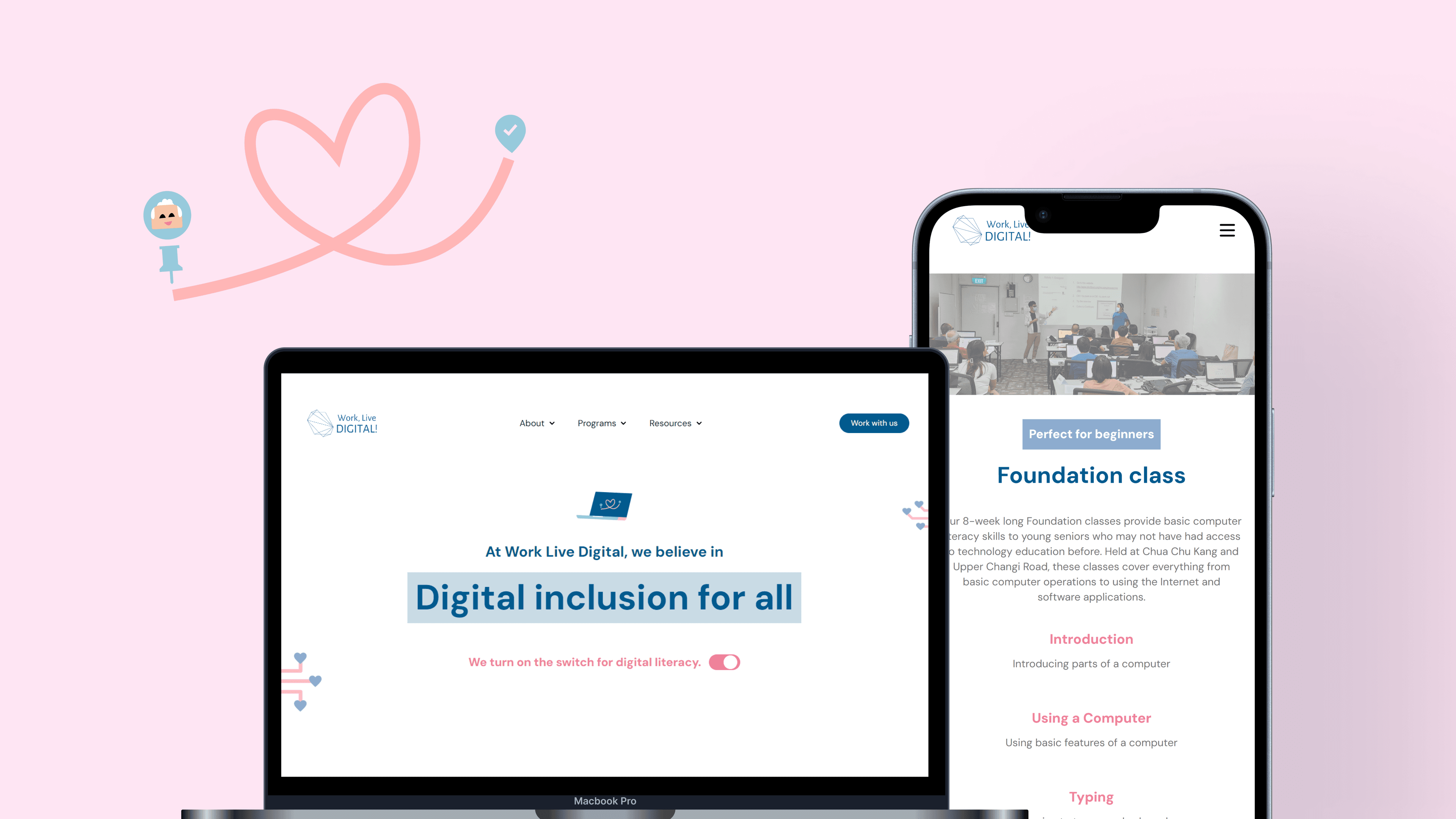 Work Live Digital Website